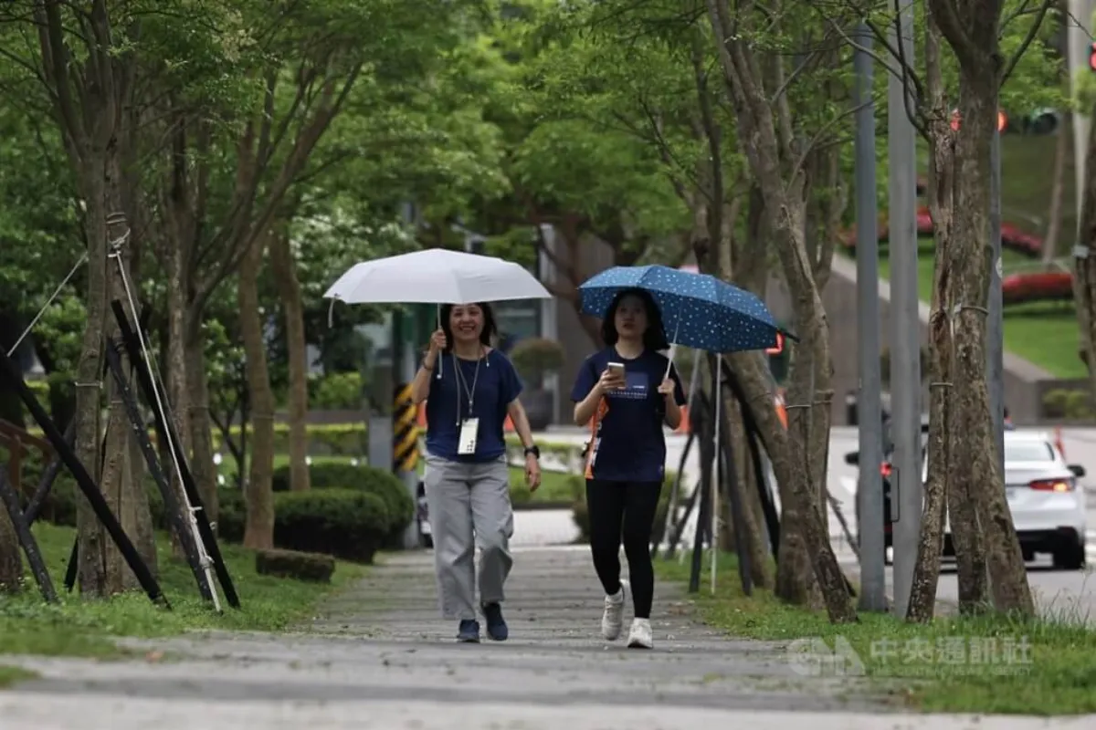 25至26日全台有雨  北部高溫降至23度